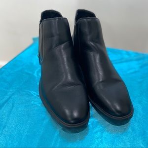 All Black GUESS? Mikel leather Boots